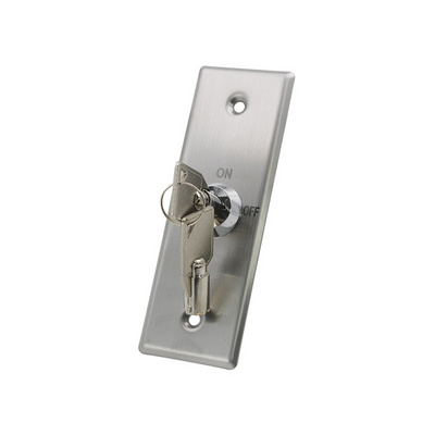 Mortise Tubular stainless steel emergency release ON request to exit push button key switch for access control system door lock