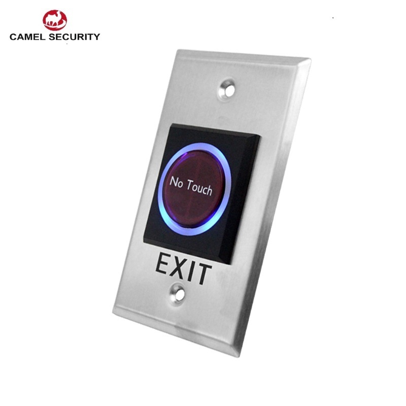 Camel ZK LED illuminated switches push button Wireless infrared sensor No Touch contactless Door Release Panic Exit Button