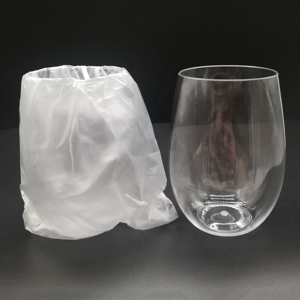 Factory hot 16oz  Unbreakable Stemless Wine Glasses /Plactic Stemless Wine Glasses 100% tritan luxury dishwasher  wine glass