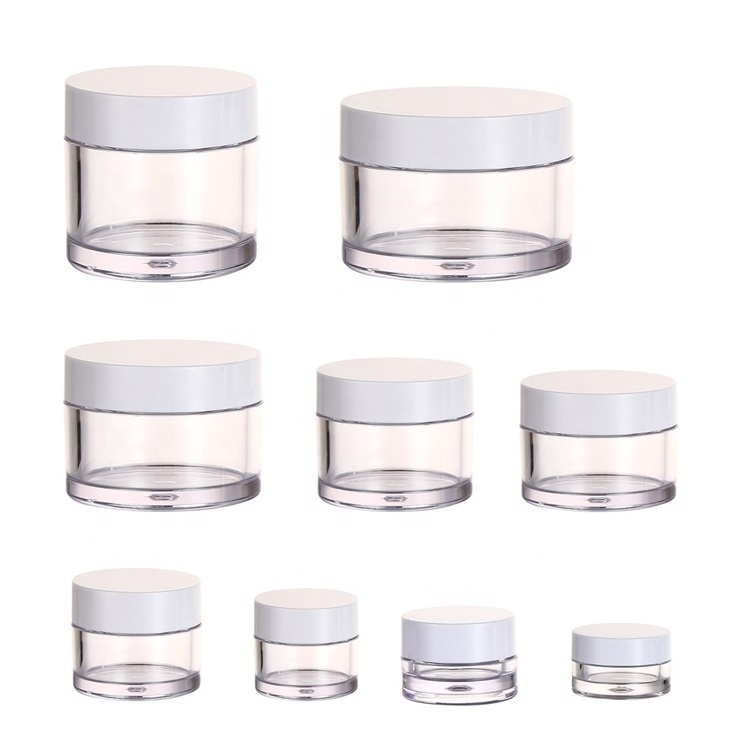 High quality 10g 20g 30g 50g 100g  1 oz empty frosted cosmetics packaging petg jar petg cream jar powder container