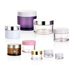 High quality 10g 20g 30g 50g 100g  1 oz empty frosted cosmetics packaging petg jar petg cream jar powder container