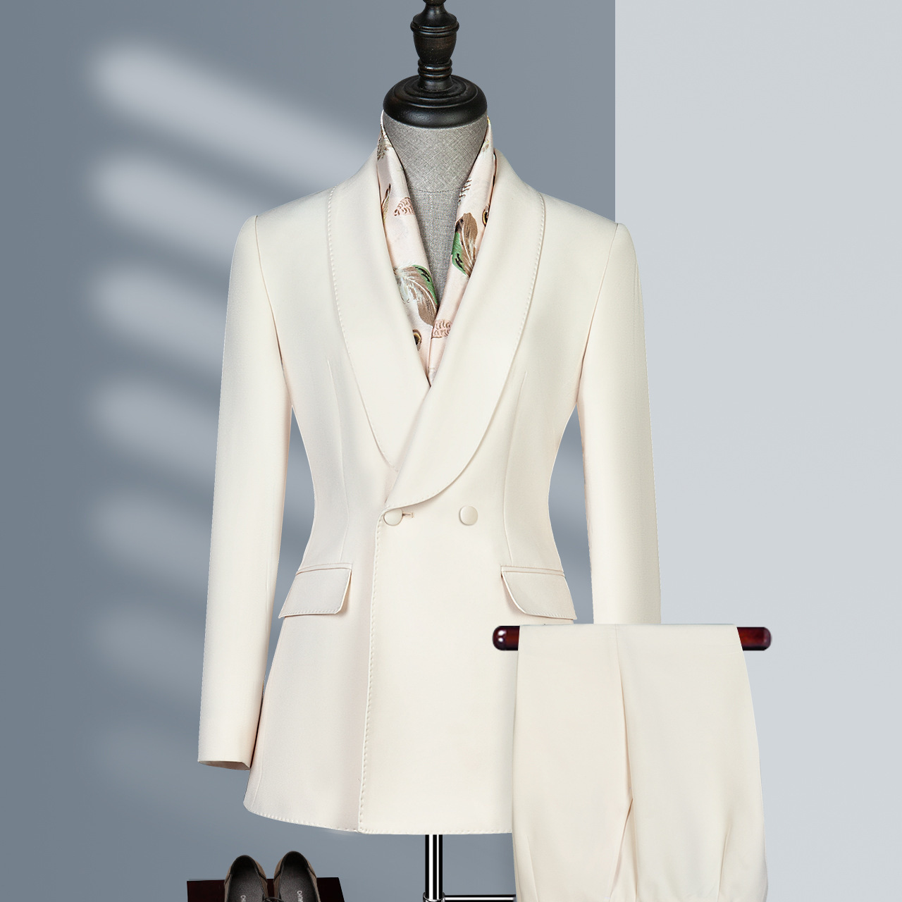 High quality fashion Korean style office ladies two piece blazer women's business suit