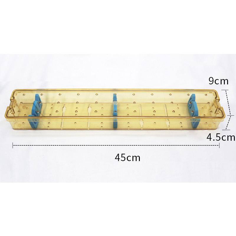 PPSU Sterilization Box for Endoscopic Instruments, Plastic Sterilization Trays