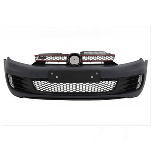 Car Accessories Facelift upgrade PP Material Bodykit Body Kit For VOLKSWAGEN GOLF 6 MK6 2009-2012 FRONT BUMPER + GRILL GTI