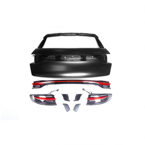 Car Accessories Tailgates Trunk Lid + Led Stop Facelift PP Material Body Kit For Porsche  Macan Body Kit 2018 +