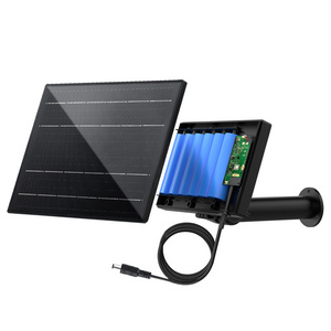 cheap 8W 6V Solar Power Charger Built in 18650 battery 5v output Micro USB Plug Solar Panels Mini Solar System Outdoor IP Camera