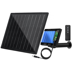 D16R 16W Solar Panel Charger System with Power bank 18650 Battery DC 12V1A Micro USB Type C Plug for LED  Lamp Light OEM factory