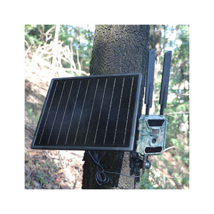 16W portable sunpower solar panel charger for camping trail camera 12V 1A Built In 18000mAh Battery stock solar panel