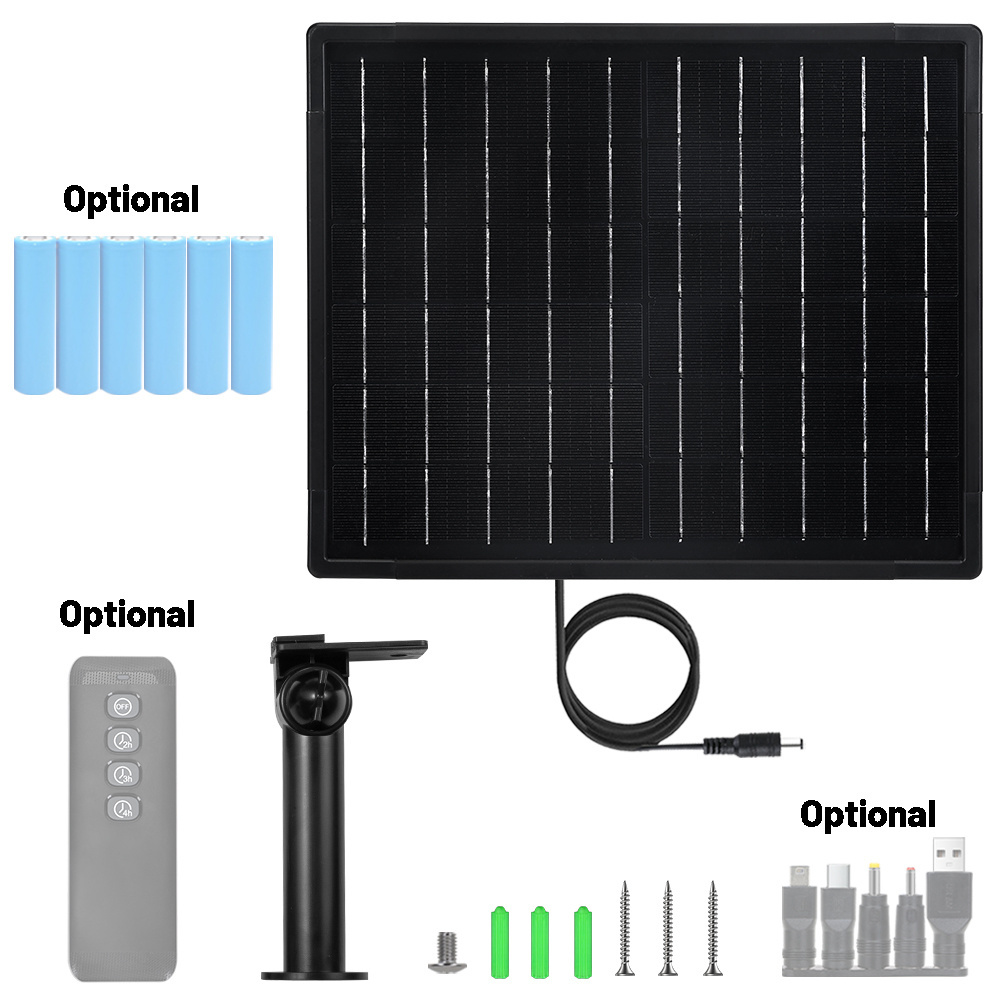 16W 6V 12V solar battery panel charger power bank with 18000mah battery for outdoor hunting trail camera solar panel vendors