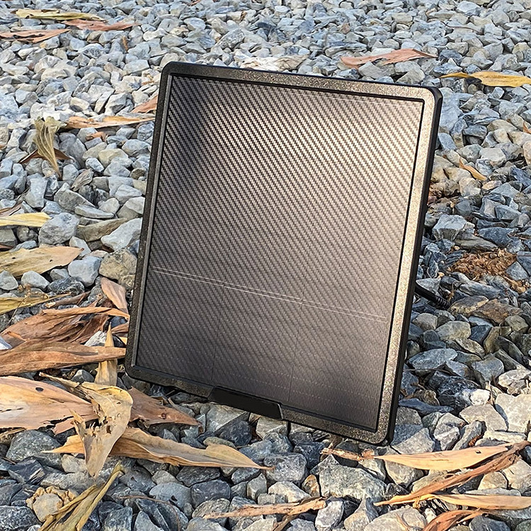 BL25A 3in1 10w Solar Panel Charger for Trail Cameras 5v 6v 9v 12v output volt Solar Cell kits built in 25000mAh  18650 Battery