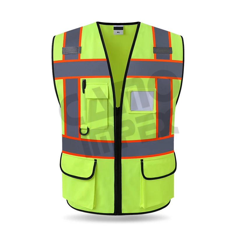 High Visibility Reflective Vest Working Clothes Motorcycle Cycling Sports Outdoor Reflective Safety Clothing Reflective Jacket