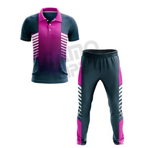 Men Custom New Printed High Quality New Arrival Sports Wear Sublimation Sports T-shirt Designs Club Uniforms Cricket Jersey Set