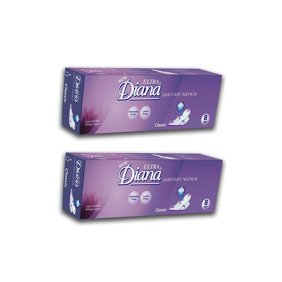 Top Sale New Ultra Diana Air Active & Dry Soft Sanitary Pads at Wholesale Price Sanitary Napkin Lady Pads