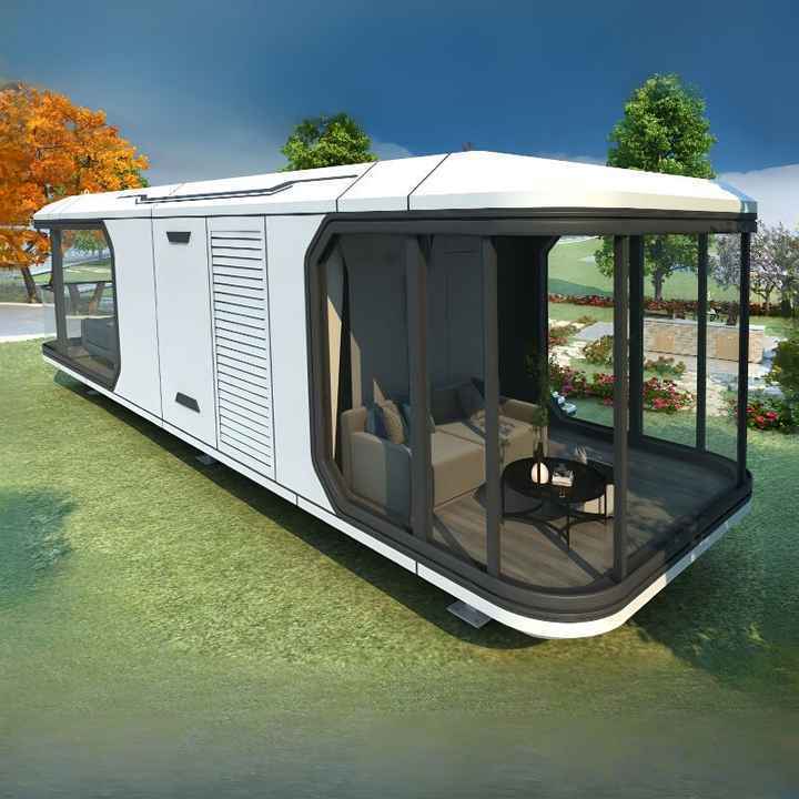 One Bedroom,One Living Room,One Bathroom And One Balcony 18 Square Meters Hotel Space Capsule Container Space Capsule Container