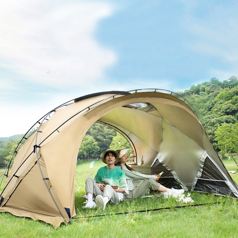 Outdoor Large 3-5 Persons Camping Automatic Tent Waterproof Pop Up Portable Tents Thickened Sun Block Wild for Traveling Picnic