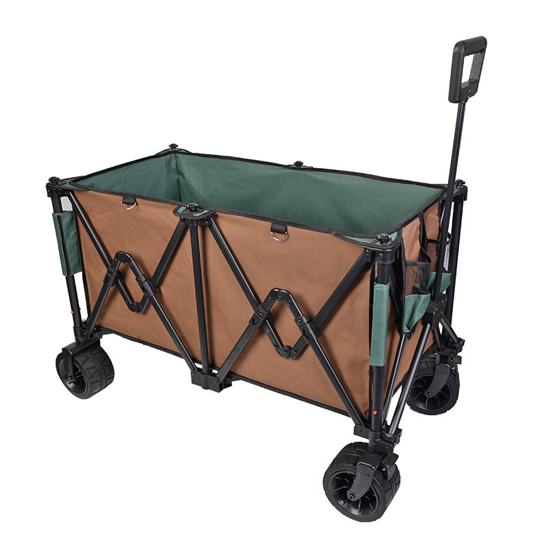 Camping Folding Wagon Foldable Portable Trolleys Beach Cart