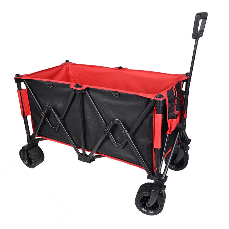 Camping Folding Wagon Foldable Portable Trolleys Beach Cart