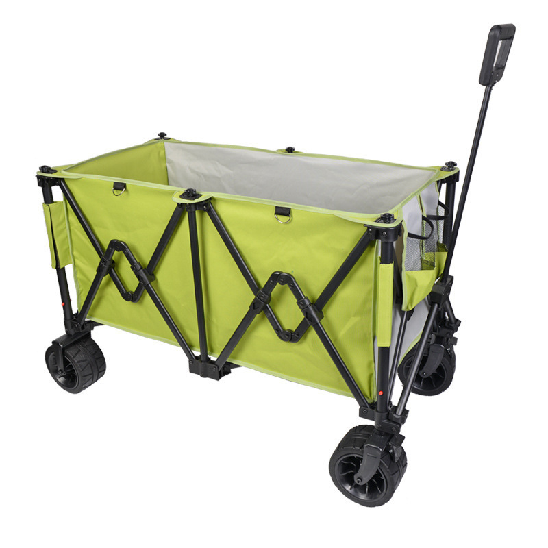 Camping Folding Wagon Foldable Portable Trolleys Beach Cart