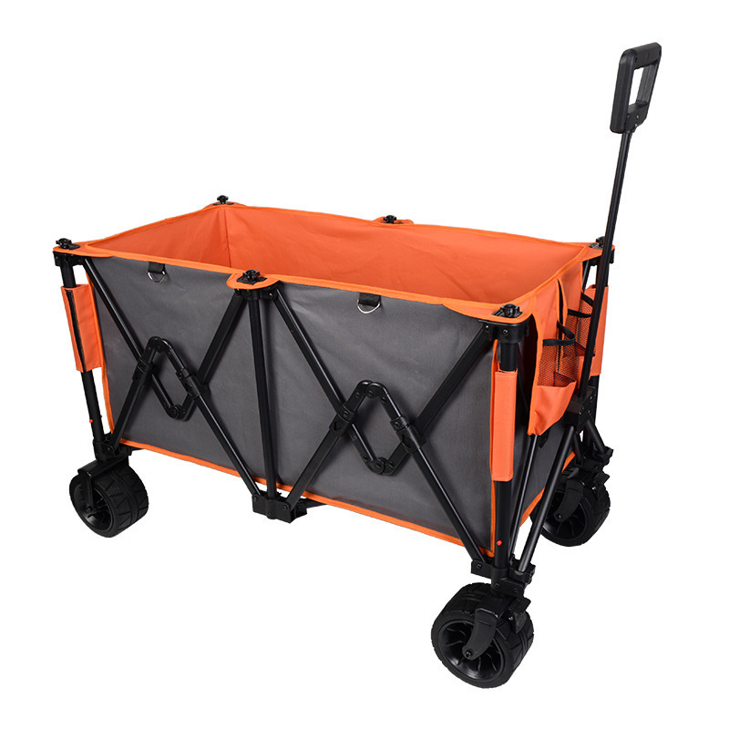 Camping Folding Wagon Foldable Portable Trolleys Beach Cart