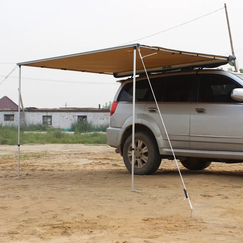 New Design Outdoor Camping Retractable Portable Waterproof SUV Side Camping Awning