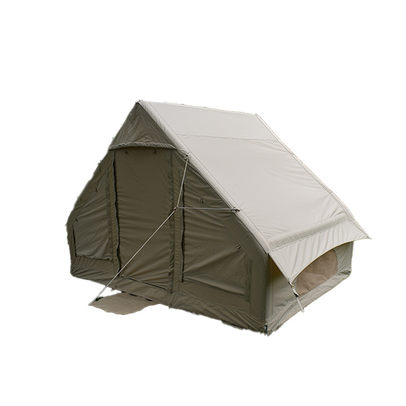 Wholesale Custom Hiking and Traveling Waterproof Canvas Outdoor Air Cabin Tents Tourist Inflatable Camping house Tent for Sale