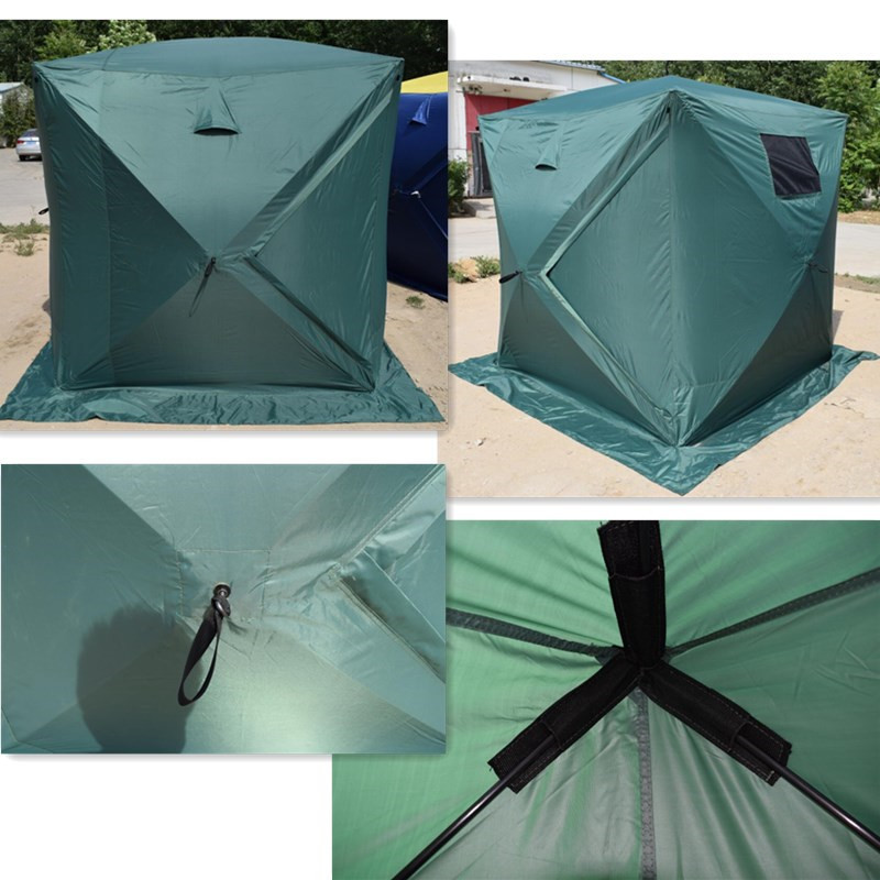 factory directly sales  cube pop up new style ice fishing bivvy tent