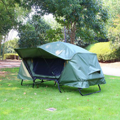 Folding  Waterproof   Portable Off The Ground 2 person Outdoor Camping Sleeping  With Bed  Elevated  Cot Tent