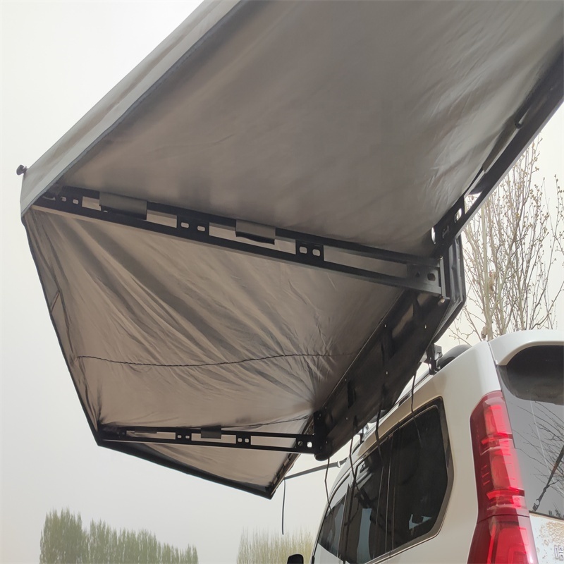 4WD Waterproof Car Awning Tent Foxwing 180 Degree Large Standing 180 Awning Extended With Side Wal