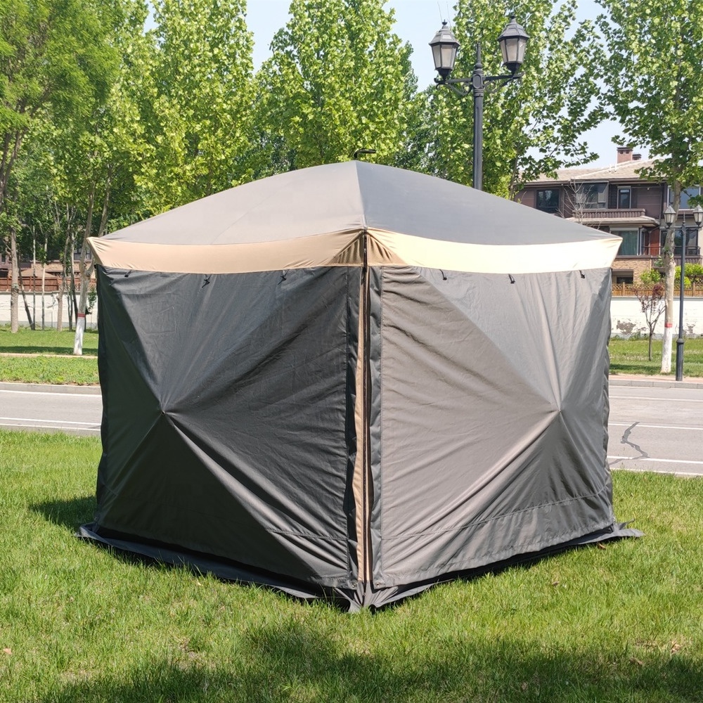 Outdoor Camping Pop Up Dome   Tent  4 Sided Hub Wenzel Magnetic Screen Houses Room