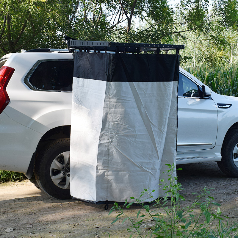 High quality 4x4 off-road car side awning shower tent portable outdoor bath camping changing room