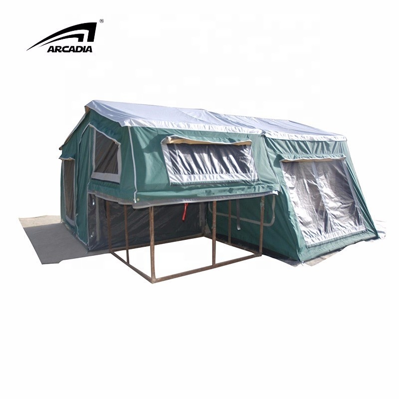 4WD Canopy Pop Up Camping Folding Family Trailer Tent