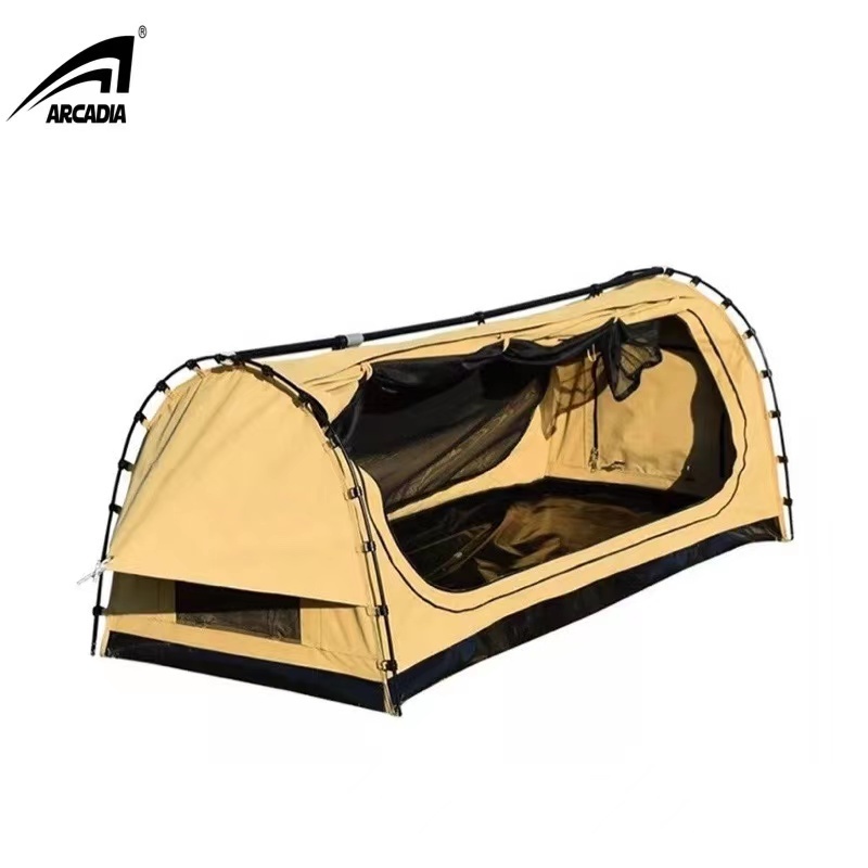 Super Motorcycle riding easy install camper double or single size swag tent