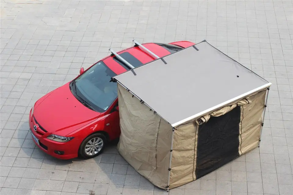 New Design Outdoor Camping Retractable Portable Waterproof SUV Side Camping Awning