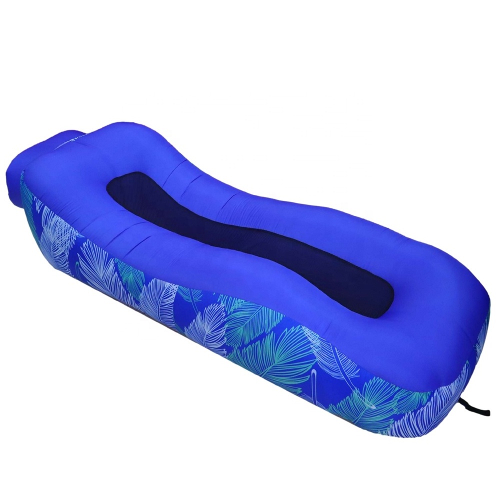 inflatable floating lounger aqua luxury water lounger inflatable pool float beach bed camping chair air sofa for pool waterproof