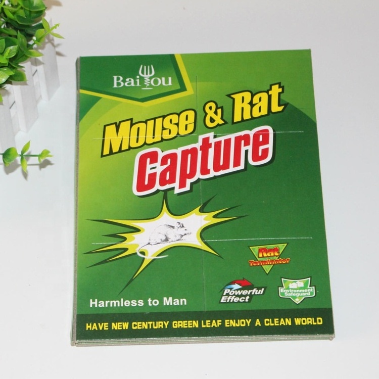 New Pest Control Mousetrap Rat Mouse Glue Trap Green Mouse Sticky Board