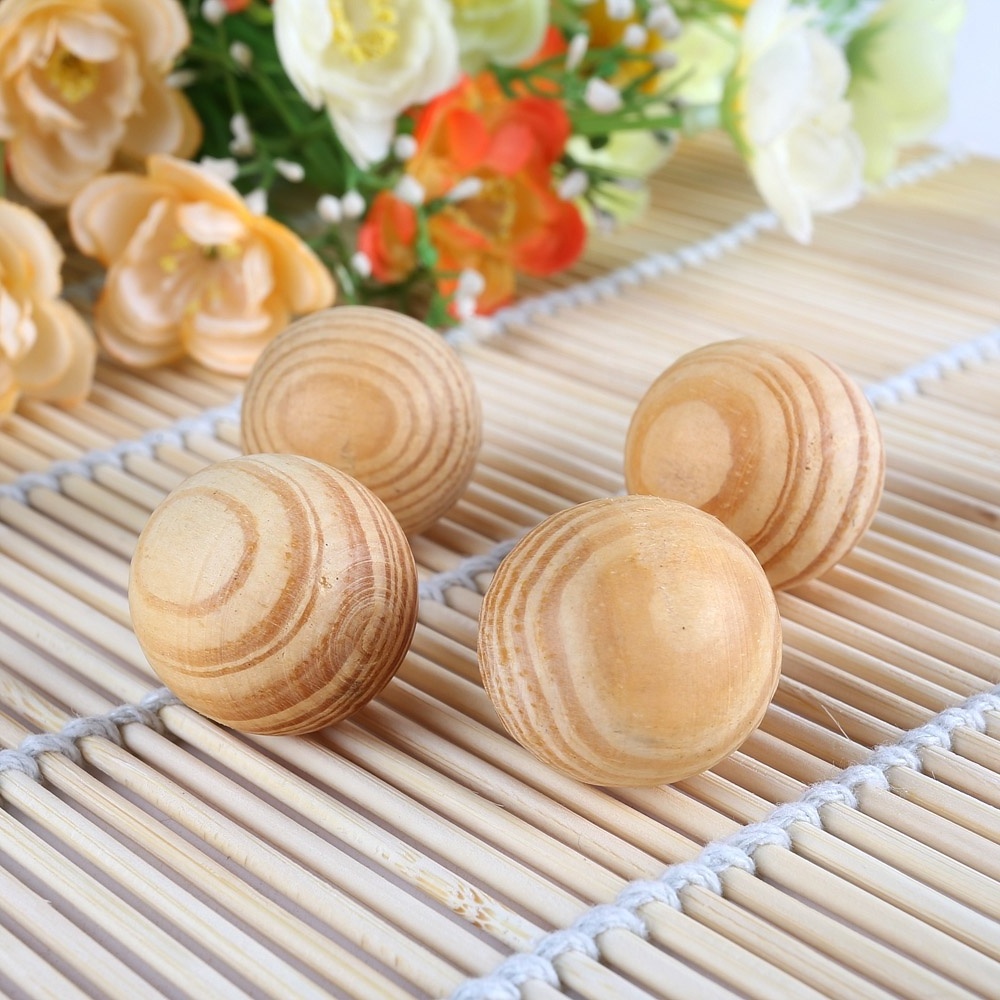 High Quality Aromatic Scented Ball Wardrobe Shoe Camphor Ball Cabinet Deodorant Pest Control Wooden Air Fresheners Approx 7 Days