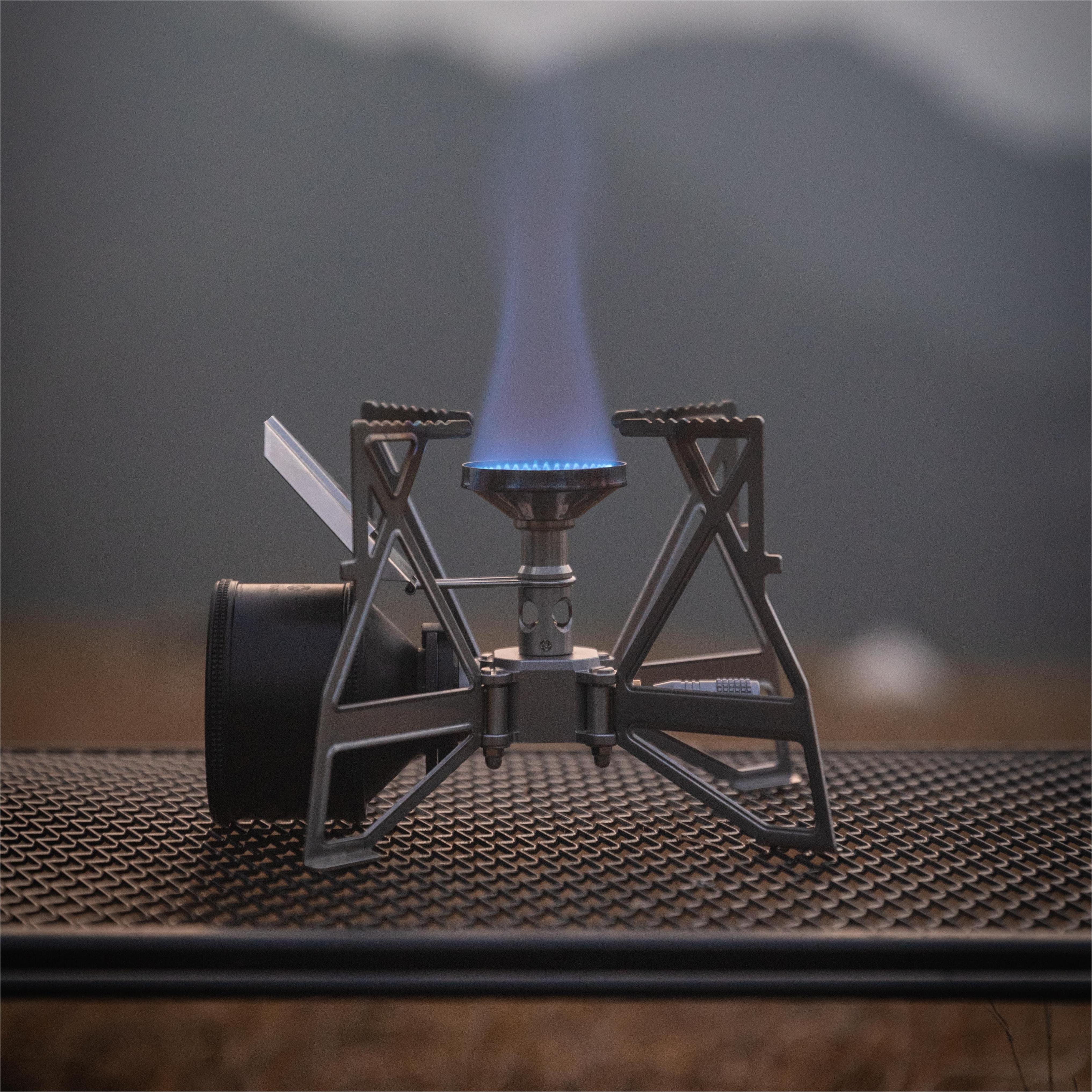 CAMPINGMOON  Outdoor Camping accessories Mini Rocket Stove Furnace Portable Camping Gas Stove