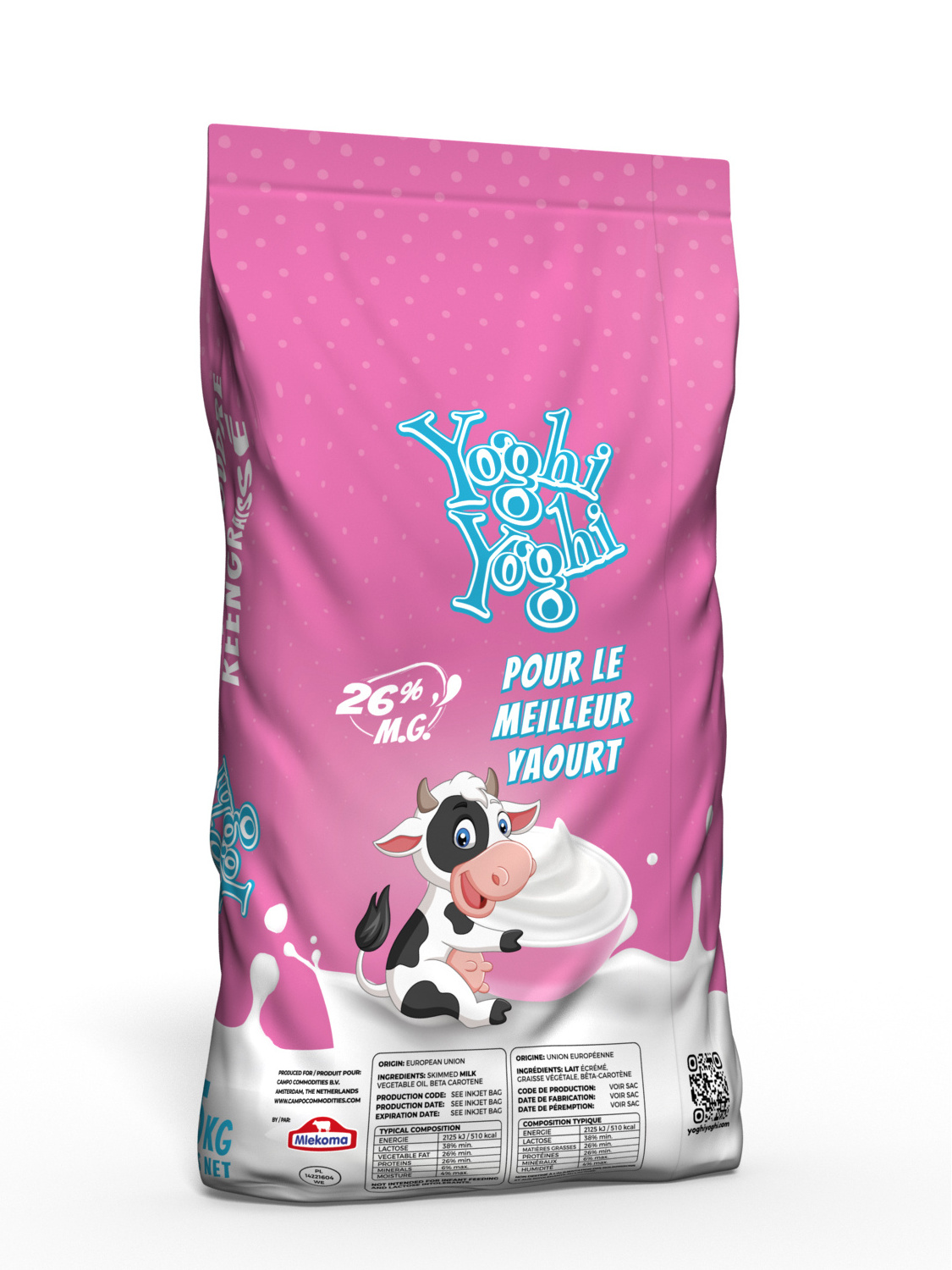 Premium Quality Instant Fat Filled Milk Powder min. 28% vegetable fat and 24% proteins in 25kg Bags Food Grade - Dutch Supplier