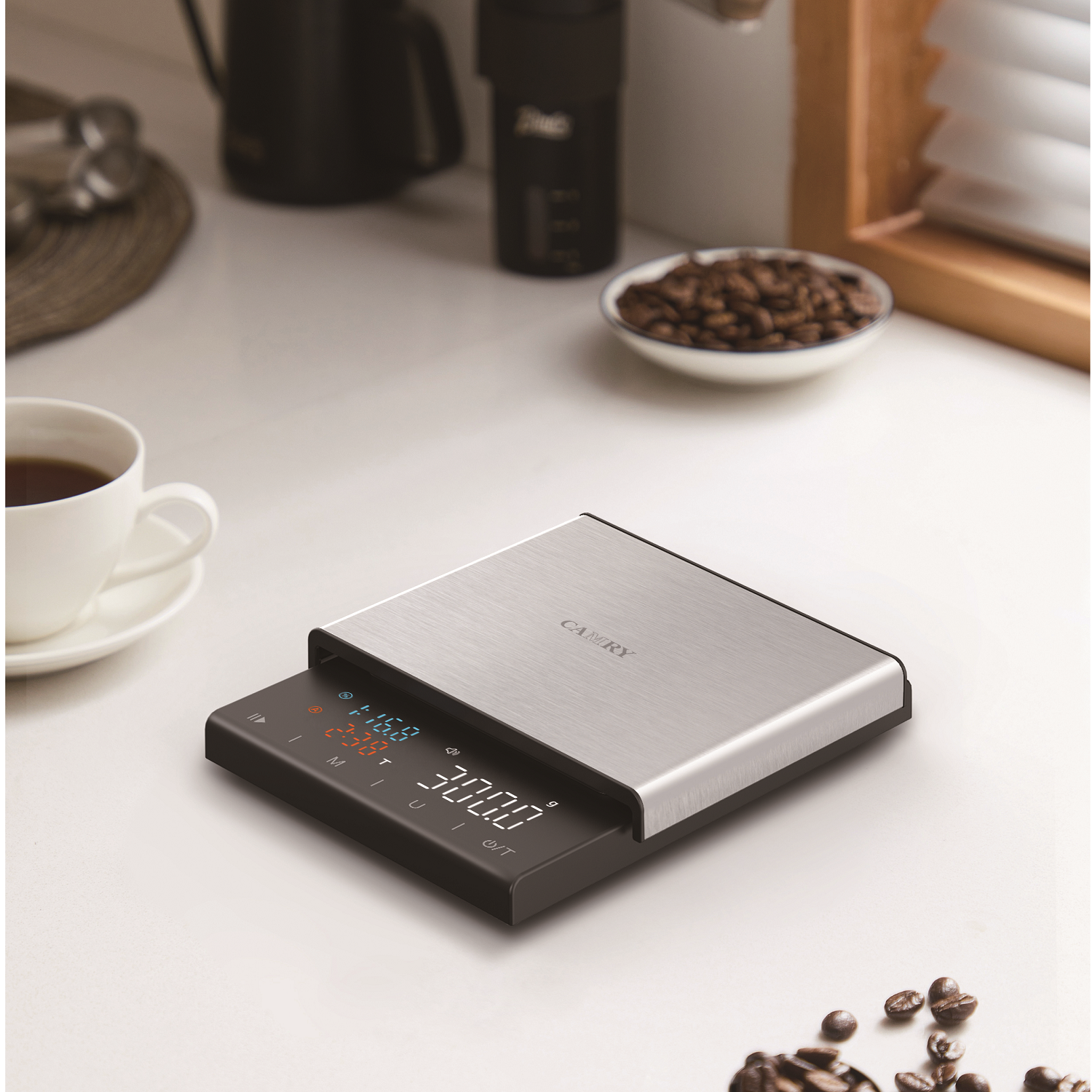 USB Rechargeable Coffee Tool Time More Scale Espresso Coffee Grinder Kitchen Food Scales Bilancia Cafe Digital Coffee Scale