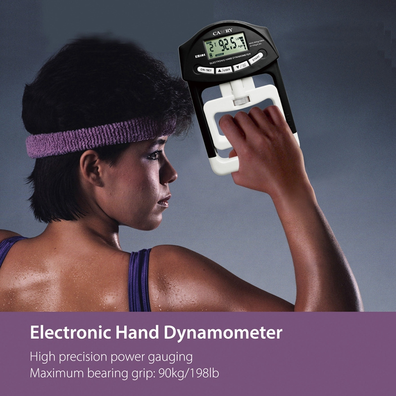 Home Portable Muscle Finger Strengthener Electronic Digital Adjustable Hand Dynamometers Grip Trainer Gripper Strength Tester