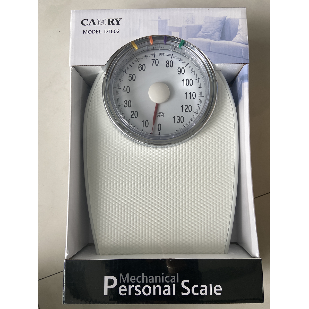 CAMRY 136Kg/300Lb Stainless Iron Mechanical Hospital Scale Medical Health Body Scale Mechanical Bathroom Scale