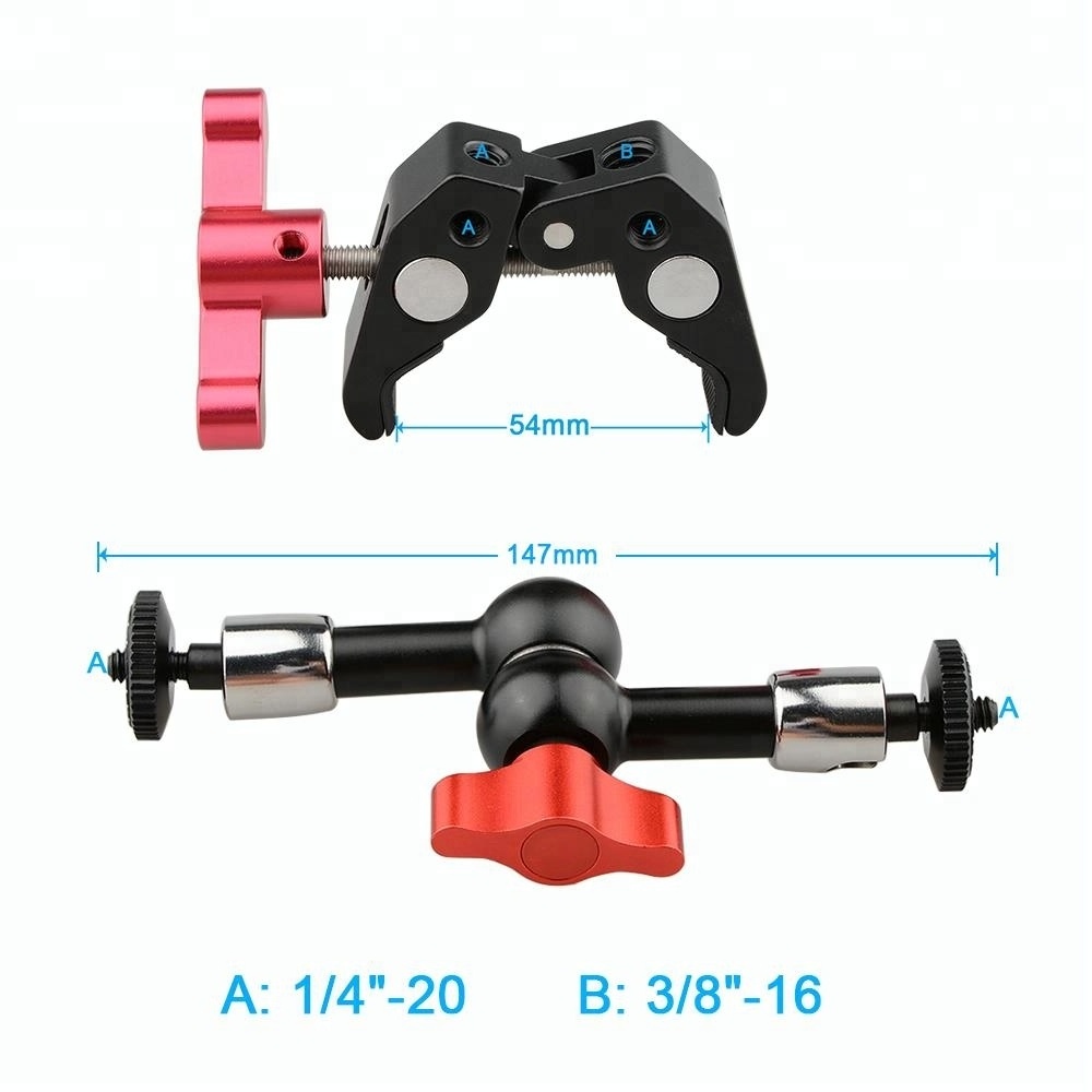 CAMVATE Aluminum Alloy Super Clamp with 7