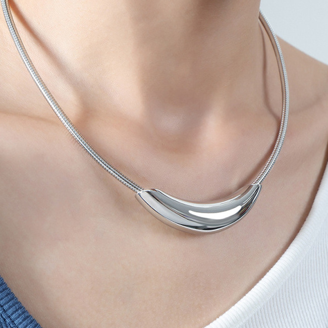 Stainless Steel Neck Choker Necklace Magnetic Clasp Stainless Steel Chokers Jewellery for Women collier cervical neck collar