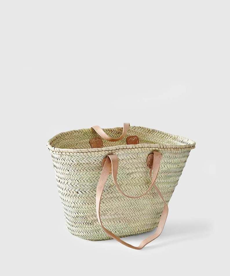 french market straw basket Summer Straw Woven Bag Custom Shoulder bag Women Straw Basket Beach Bags Flowers Handbags