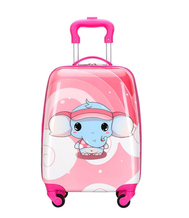 kids travel suitcase with wheels Cartoon anime rolling luggage carry ons cabin trolley luggage bag children car suitcase panda