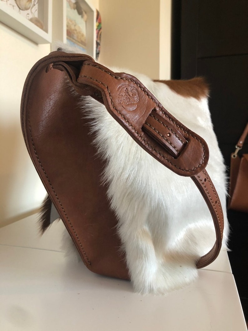 Cowhide Purse Crossbody Pony Hair Handbag Wallet Clutch Black Brown Cow Hide Calf Hide Leather Fur Bag