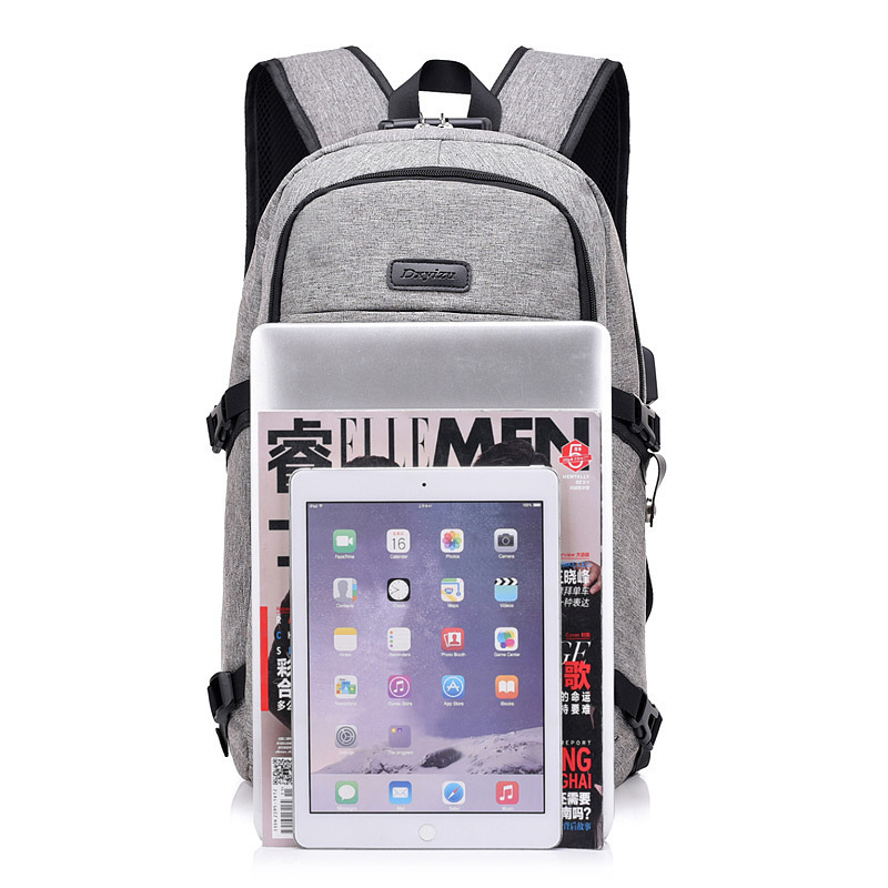 Emergency Raincoat Laptop Backpacks With Usb Charging Port Bag Travel Backpack Wholesale Customization