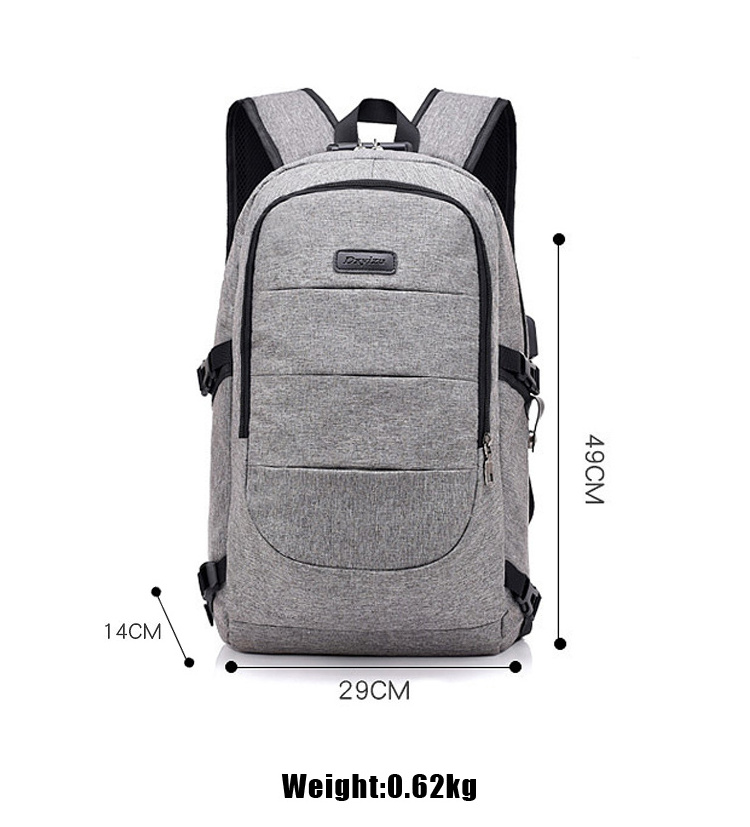 Emergency Raincoat Laptop Backpacks With Usb Charging Port Bag Travel Backpack Wholesale Customization