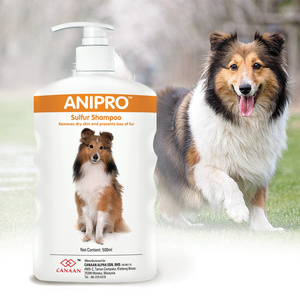 Hot selling Eco-friendly Natural Anipro Sulphur Shampoo  for healthy fur and best treatment to your beloved pet