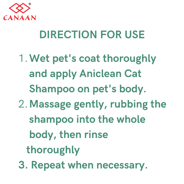 Top Best Selling Pet Shampoo Aniclean Cat Shampoo Cleaning & Hygiene for All Pets Malaysia